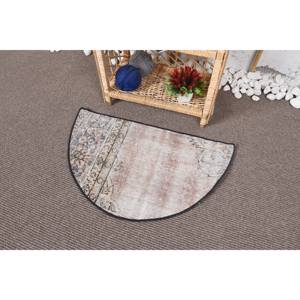 Alfombra turca Vintage marrón y Beige, alfombra de yute de tejido plano de retazos bohemios clásicos de 2,5x1,5 pies para sala de estar - Product Image 3