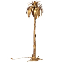 Lámpara de Mesa Moderna de Latón con Forma de Palmera, Decoración Duradera para Sala de Estar en Hogares de Lujo