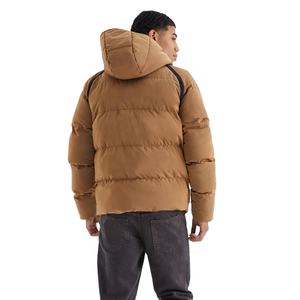 Doudoune d'extérieur pour hommes surdimensionnée légère enduite d'usine personnalisée coupe-vent imperméable à capuche hiver chaud avant vente en gros - Product Image 3