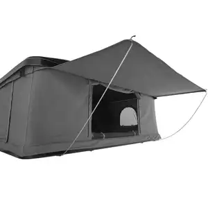 4x4 RV phụ kiện Polyester Oxford Roof Top Camper lều với mái hiên