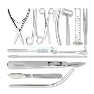 Kit completo quirúrgico post mortem reutilizable profesional hecho post mortem set de acero inoxidable para la venta - Product Image 5