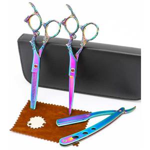 กรรไกรช่างตัดผมสแตนเลสระดับพรีเมี่ยมสำหรับมืออาชีพผลิตภัณฑ์ดูแลความงามและการดูแลส่วนบุคคลที่แม่นยำ - Product Image 2