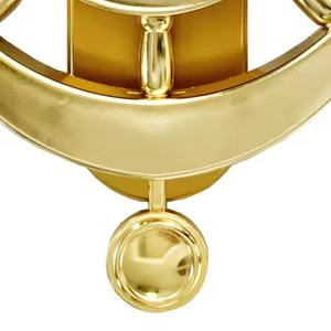 Horloge murale nautique vintage en laiton pour bureau à domicile maritime et décoration intérieure côtière - Product Image 3