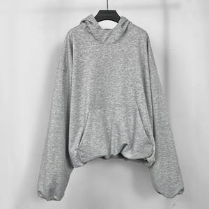 Sudadera de Forro Polar de Doble Capa, Estilo Holgado, Streetwear, Oversize, Kanye, Acolchada, para Hombre - Product Image 5