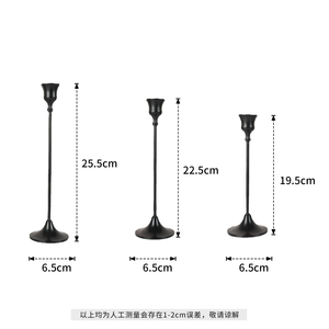 เชิงเทียนสำหรับตกแต่งบ้าน เชิงเทียนโลหะสวยงาม เหมาะสำหรับตกแต่งโต๊ะและให้แสงสว่างในบรรยากาศอบอุ่น - Product Image 1