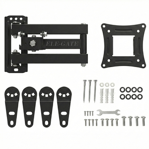 Supporto da Parete Resistente per TV da 17 a 42 Pollici, Estensibile e Inclinabile, Staffa in Acciaio per TV e Plasma fino a 20 kg, per Uso Ufficio - Product Image 3