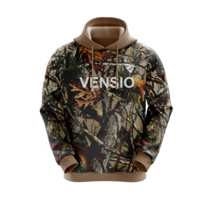 Sweat à capuche streetwear pour homme, idéal pour la chasse en hiver, 100 % polyester polaire, léger, respirant, chaud, sublimé, couleur unie - Product Image 1