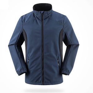 เสื้อแจ็กเก็ตผู้ชายแขนยาวผ้านิ่มปกตั้งสำหรับกิจกรรมกลางแจ้ง - Product Image 1