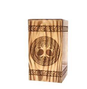 Wooden urns <b>for</b> human Cremation <b>box</b> Funeral Tree of life Adult <b>ashes</b> Personalized urn - Product Image 3