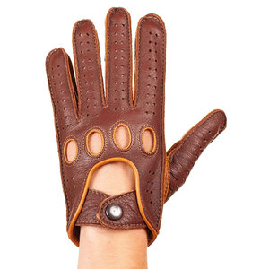 Guantes de Conducción de Cuero Resistentes al Viento All Pro Wear APW-DG-04 - Color y Talla Personalizados, Transpirables, Unisex, Servicio OEM - Product Image 3