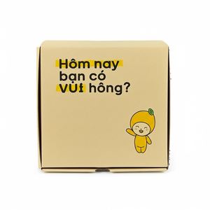 Boîte à pizza en papier kraft écologique de qualité supérieure, emballage biodégradable, compatible micro-ondes, taille personnalisable pour la livraison à emporter - Product Image 5