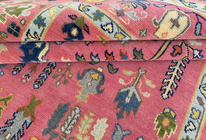 ชุดพรมขนสัตว์แบบถักมือแบบโบราณขนาด8x14พรมผ้าฝ้ายทอหลายสีสำหรับห้องนั่งเล่นพื้นที่สวดมนต์งาน OEM - Product Image 5