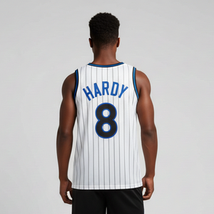 Maillot de basketball personnalisé OEM imprimé par sublimation, séchage rapide, respirant, 100 % polyester, antibactérien, bretelles réglables - Product Image 2