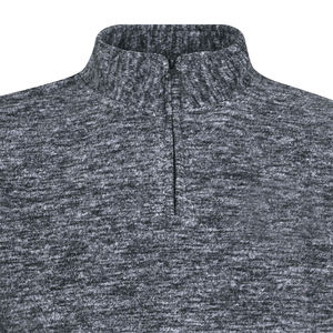 Sweat-shirt pour homme Texture Demi-fermeture éclair Sweat-shirt à capuche col rond brodé de haute qualité Sweat-shirt unisexe Logo personnalisé Vintage vierge OEM - Product Image 4