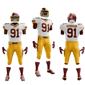 Último Modelo de Ropa Deportiva Americana, Conjunto de 2 Piezas de Uniformes de Fútbol Americano Transpirables con Estampado, Uniformes de Fútbol Americano Elegantes - Product Image 1