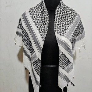 Foulards musulmans en coton de haute qualité à carreaux pour homme doux et écologique pour homme - Product Image 1