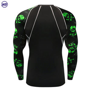 Ropa de natación de Color sólido de secado rápido para hombre, protector de sarpullido, multicolores, manga completa, el mejor diseño - Product Image 2