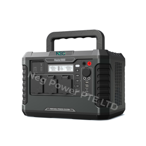 สถานีพลังงาน1800W แบบพกพาแบตเตอรี่ลิเธียมชาร์จเร็ว MPPT แผงโซลาร์เซลล์บริสุทธิ์คลื่นไซน์สำหรับตั้งแคมป์ในกรณีฉุกเฉิน - Product Image 1