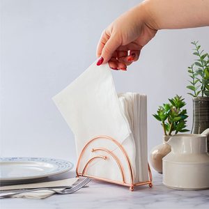 Round Shape Napkin <b>Holder</b> & <b>Tissue</b> Paper Towel Dispenser Dining Table Decor Accessory for <b>Kitchen</b> Restaurant Hotel or Office - Product Image 3