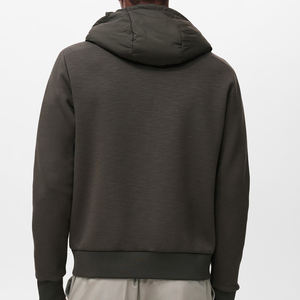 เสื้อฮู้ดดี้ผู้ชายคุณภาพสูงแบบซิป ปรับแต่งได้ ขายดีที่สุด พร้อมฮู้ดปรับได้และกระเป๋าหน้า อุ่นสบาย - Product Image 6