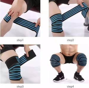 Genouillères de compression souples en néoprène pour la musculation, l'haltérophilie et les squats - Product Image 6