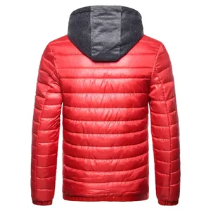 Veste matelassée à bulles pour hommes de qualité supérieure Veste d'hiver rembourrée Poids léger pour hommes Personnaliser la conception de logo Vente en gros - Product Image 2