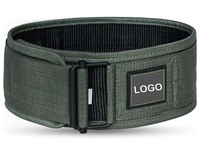 Ceinture de gymnastique en nylon néoprène de haute qualité ceinture d'entraînement de musculation powerlifting réglable pour l'entraînement unisexe d'haltérophilie