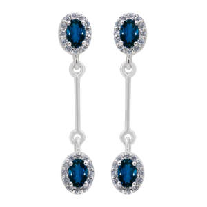 Élégant collier vintage en argent sterling 925 boucles d'oreilles et bague ensemble de mariée à la mode bijoux faits à la main pour la vente en gros - Product Image 2