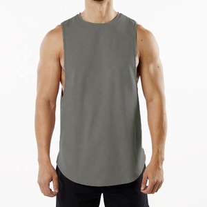 Camiseta sin mangas ligera para hombre, de secado rápido, estilo corsé ajustado para fitness, con cuello redondo, estilo casual y transpirable. - Product Image 5