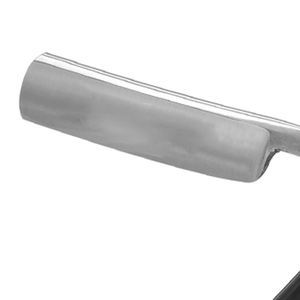 Navaja de Afeitar Profesional de Acero Inoxidable con Mango de Madera, Herramienta de Afeitado de Borde Recto para el Cuidado de la Barba, para Uso en Salón de Peluquería - Product Image 2