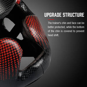 Protector Facial de Cuero de Alta Calidad Personalizado de Fábrica, Protector de Cabeza Profesional para Boxeo y MMA con Logotipo Personalizado - Product Image 2