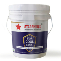 Pintura de Alto Albedo Star Cool Shield Plus para Barcos, con Revestimiento Acrílico y de Goma, con el Más Alto SRI 130, Revestimiento de Ahorro de Energía