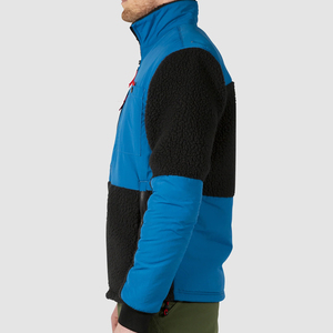 Fabricants professionnels hommes hiver épais chaud polaire vestes décontracté col montant haute rue Style plaine conception vierge - Product Image 3