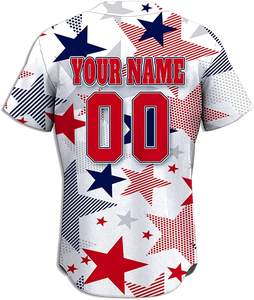 Camiseta de Béisbol al por Mayor de Alta Calidad, Nombre del Equipo Deportivo, Número, Manga Corta, Sublimación, Camiseta de Softbol, Camiseta de Béisbol - Product Image 5