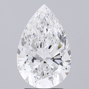 Elegante diamante cultivado en laboratorio de corte de pera de 2,2 Ct, Diamante CVD certificado IGI para diseño de joyería de compromiso personalizado, oferta al por mayor a granel - Product Image 1