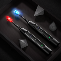 2025 personnalisé Premium doux Led voyage Intelligent 6 bleu Led automatique sans fil sonique brosse à dents électrique rechargeable pour adultes