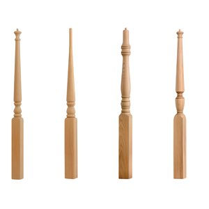 Poteau de garde-corps EFS en bois massif de chêne blanc 4410, best-seller, pour accessoires d'escalier, pièces d'escalier pour toute escalier - Product Image 1