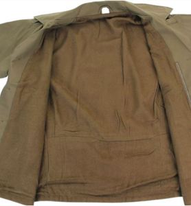 Chaqueta Estilo Segunda Guerra Mundial para Hombre, Camisa de Uniforme de Algodón Color Caqui, Reenactación de la Segunda Guerra Mundial, Uniforme de Campo Color Verde Oliva Estadounidense, Chaquetas Americanas M41 - Product Image 3
