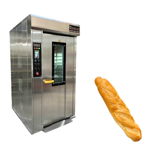 Four rotatif facile à utiliser à 16 plateaux pour la cuisson 1.200X1.900X2.500 avec four à pizza électrique Altuntop Trolley Kien An Vietnam - Product Image 1