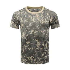 T-shirt à manches courtes imprimé antibiotiques camo chasse à séchage rapide pour hommes - Product Image 1