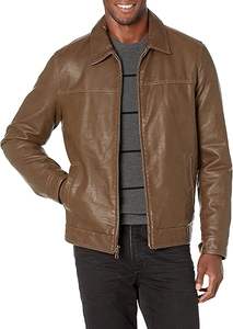 Veste en cuir de style classique pour hommes de qualité supérieure, décontractée, respirante, grande taille, hiver 2025, vente en gros - Product Image 4