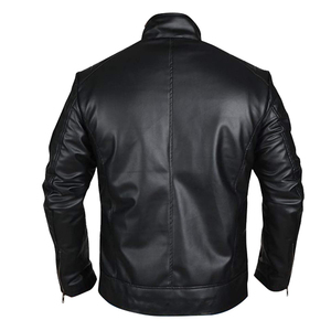 New Arrival Windproof Casual <b>Biker</b> Riding Men Leather <b>Jackets</b> / Winter Wear Zip Up <b>Biker</b> <b>Jackets</b> For Men - Product Image 4