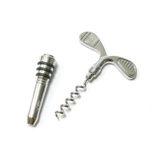 ที่เปิดไวน์โลหะแนววินเทจเป็นมิตรต่อสิ่งแวดล้อมสว่านเปิดจุกอเนกประสงค์พร้อมปีกสี่เหลี่ยมโลหะผสมสังกะสีสไตล์โมเดิร์น - Product Image 4