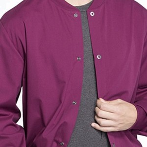 Ropa de hospital Hombres Scrub Jacket transpirable cómodo tarifa razonable tela duradera antiarrugas Scrub Jacket con peso ligero - Product Image 3