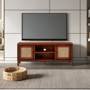 LAYTON Meuble TV en bois de meilleure qualité, design moderne, ensemble de meubles de chambre à coucher avec service OEM, fourniture directe au Vietnam, emballage en carton - Product Image 1