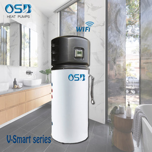 <span class=keywords><strong>Chauffe</strong></span>-<span class=keywords><strong>eau</strong></span> intelligent tout-en-un pour la maison avec pompe à chaleur, réfrigérant R410A/R32/R134A, contrô<span class=keywords><strong>l</strong></span>é par application, utilisation extérieure, 200L - Product Image 5