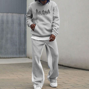 Custom Casual Maternity Tracksuit Manufacturer Zipper <b>Plain</b> <b>Hoodie</b> Drawstring Joggers Loose Lightweight 100% Cotton Streetwear - Product Image 5