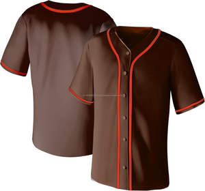 Maillot de Baseball personnalisé élégant Sublimation chemise d'équipe personnalisée Durable respirant séchage rapide 100% Polyester hommes/femmes - Product Image 1