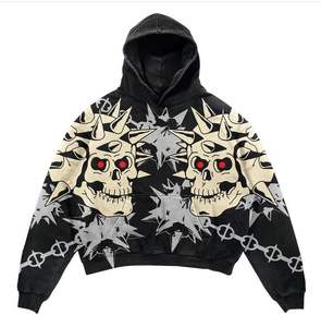 Sudadera con Diseño Desgastado y Roto, Estilo Urbano, Venta al Por Mayor para Marcas de Moda, Se Aceptan Pedidos al Por Mayor - Product Image 5