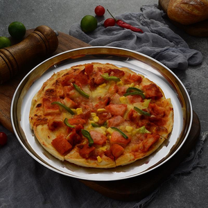 Bandeja Redonda para Pizza de Acero Inoxidable Ecológica para Restaurantes, Fabricante Mayorista - Product Image 4